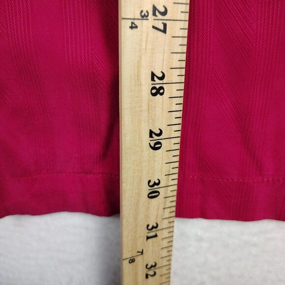 Tommy Bahama 100% Silk Red Button Down Shirt Island Modern Fit Sz 2XL - Picture 8 of 10